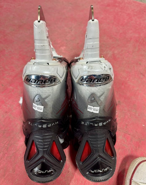 Red 2023 Bauer Vapor Hyperlite 2 Hockey Skates Regular Width Pro Stock ...