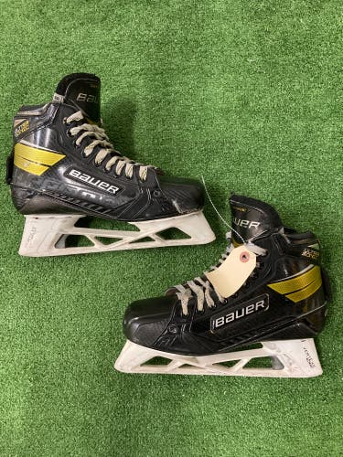 Senior Bauer Supreme Ultrasonic Hockey Goalie Skates Regular Width 8 (Used)