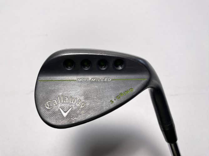 Callaway MD3 Milled Black S-Grind Wedge 50* 10 Bounce TT DG Wedge Steel Mens RH