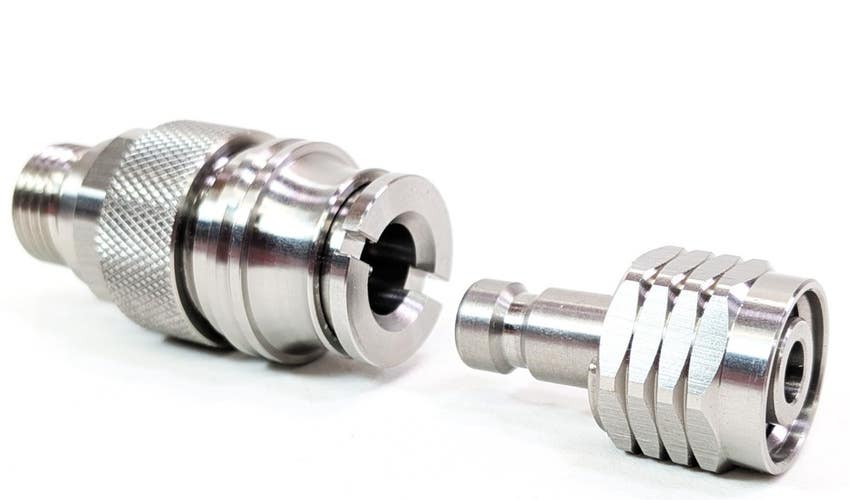 QD Quick Disconnect 2nd Stage Scuba Dive Regulator Hose 2 Piece Adapter Set