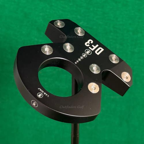 LAB Golf '24 DF3 35" Center-Shaft Putter Matte Black Stepped Steel w/ HC