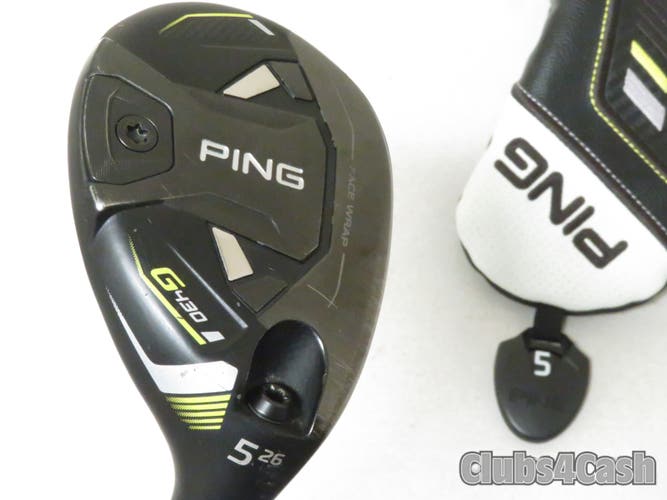 PING G430 Hybrid 26 5H TOUR 85 Chrome Stiff Flex +Cover