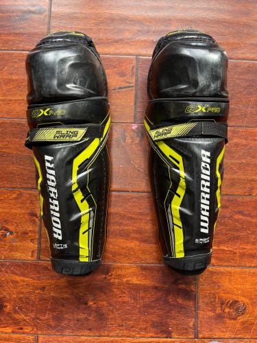 Senior Warrior Alpha QX Pro 14" Shin Pads (Used)