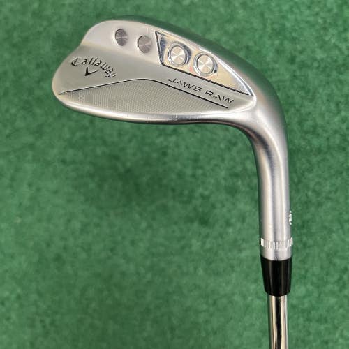 Callaway Jaws Raw Chrome 58 8 Lob Wedge Z Grind Dynamic Gold Spinner Steel