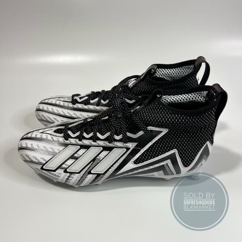 Adidas SM Freak 23 High RFS Football Cleats Black White 12.5