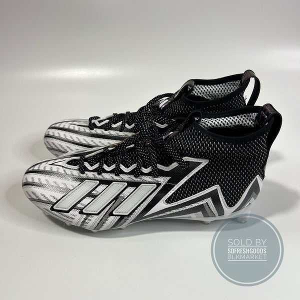 Adidas SM Freak 23 High RFS Football Cleats Black White 12.5