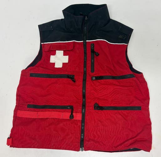 Vintage Ski Area Suppies Boulder CO Keystone Ski Patrol Vest Men's Medium GREAT