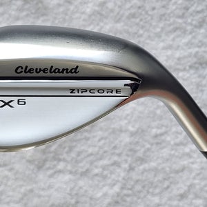 Cleveland RTX 6 Zipcore 58°/MID/10 Bounce Wedge RH; Steel Shaft