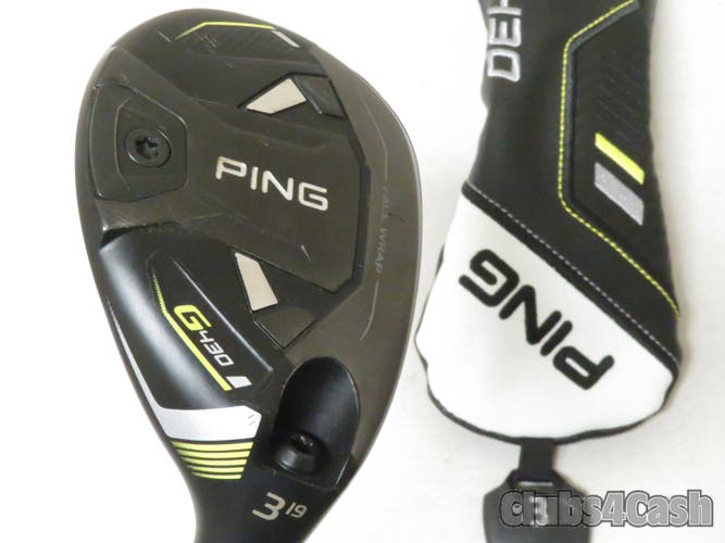 PING G430 Hybrid 19 3H Alta CB 70 Black Stiff Flex +Cover .. NICE