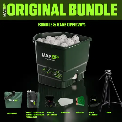 Max BP Original Pitching Machine Bundle Pack (New)