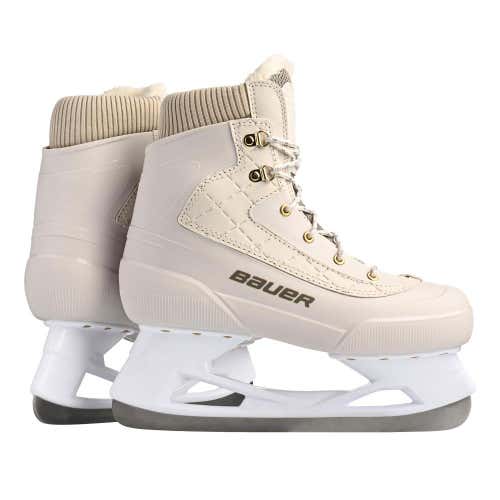 White Bauer Tremblant Hockey Skates 9 (New)