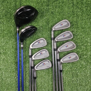U.S. Kids Golf USKG TS-6 Tour Series Advanced 63-43 9 Club Golf Set Left Handed