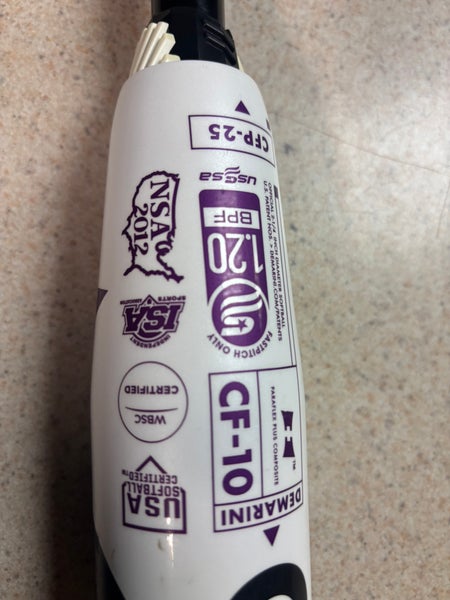 2025 DeMarini CF Composite Bat (-10) 22 oz 32" (Used)