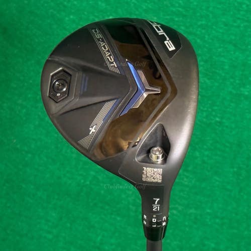 Cobra DS-ADAPT X 21 Fairway Wood 7 Mitsubishi Vanquish 4 R2 Seniors w/ HC