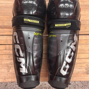 Senior CCM Tacks XF Pro 14" Shin Pads (Used)