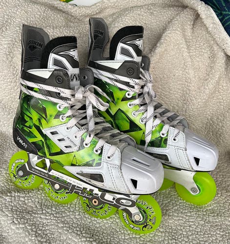 Mission Inhaler WM03 Inline Skates Wide Width Size 9 (Used)