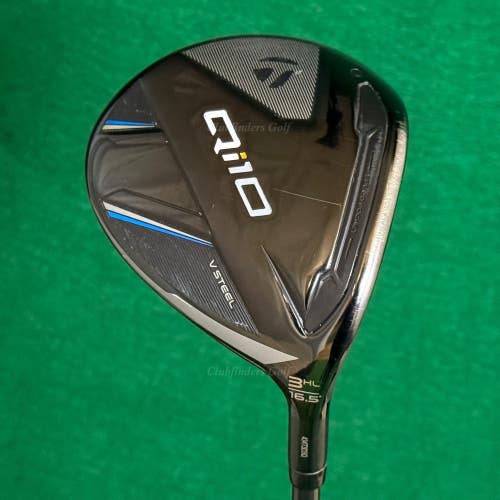 TaylorMade Qi10 V-Steel 16.5 Fairway Wood 3HL Diamana D+ 70 Stiff w/ Headcover