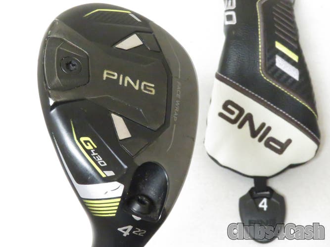 PING G430 Hybrid 22 4H Alta CB 70 Black Regular Flex +Cover