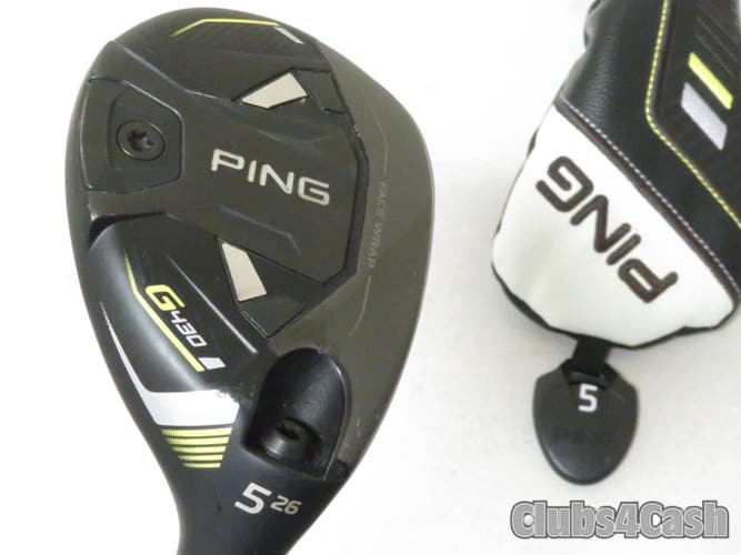 PING G430 Hybrid 26 5H Alta CB 70 Black SR-Flex +Cover .. SENIOR MINT