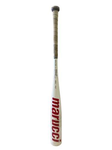 Used Marucci MSBC75 BB/SB Senior League Bat White And Red 30" 11862-S000092439