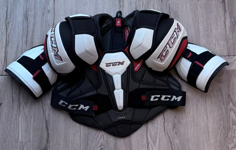 Medium Senior CCM JetSpeed FT4 Pro Shoulder Pads Pro Stock (Used)