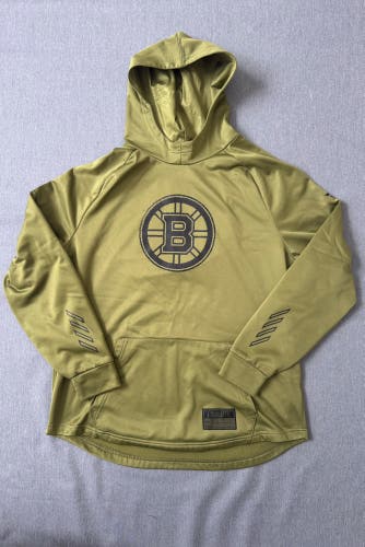 Boston Bruins Authentic Pro Military Appreciation Hoodie