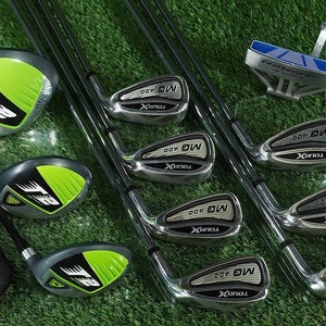 Men's 14Pc. Golf Set TOUR-X MG400 Irons, Nextt T2 Woods, Delta Force Putter RH