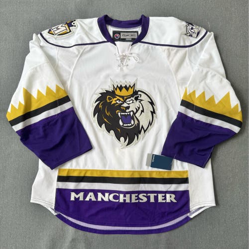 Vintage Pro Stock MiC Reebok Manchester Monarchs Hockey Jersey - Size 56
