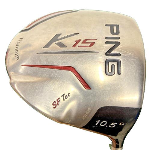 Ping K15 SF Tec Driver 10.5* RH TFC 149 D Regular Graphite 45" Factory Grip HC
