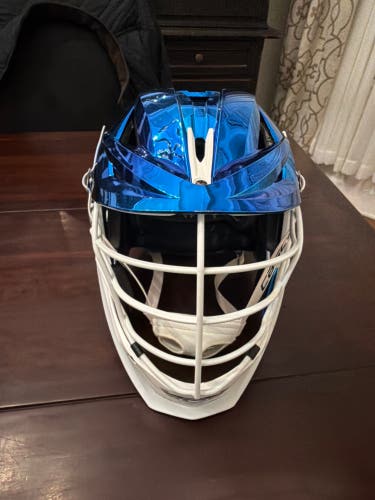 Cascade XRS Pro chrome royal blue Helmet (Used)