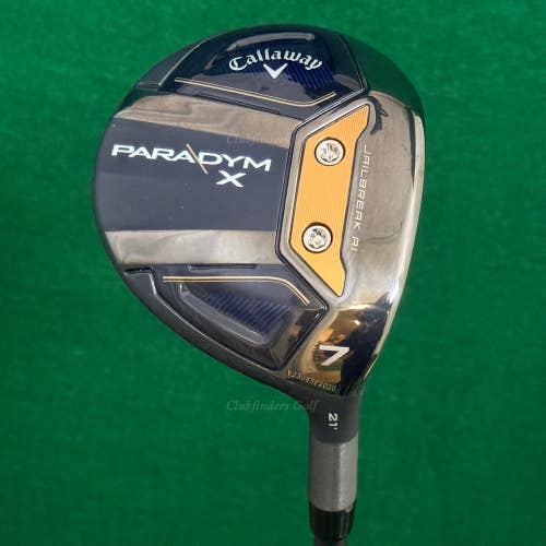 Callaway Paradym X 21 Fairway Wood 7 Mitsubishi Tensei 1K Black 65 Stiff