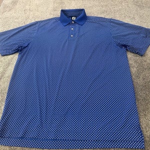 Blue Large Men's Footjoy Shirt