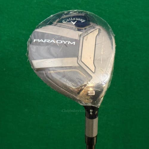 NEW Callaway Paradym 24 Fairway Wood 9 Fujikura E Fit-On 160 Graphite Regular
