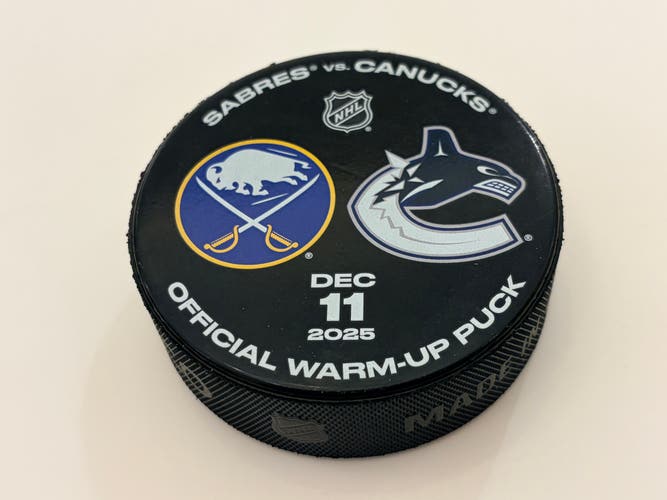 Sabres Vs Canucks Warm Up Puck Dec 11 2025 “Quinn Hughes Last Game As A Canuck”