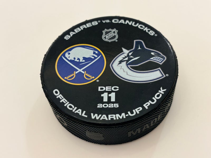 Sabres Vs Canucks Warm Up Puck Dec 11 2025 “Quinn Hughes Last Game As A Canuck”