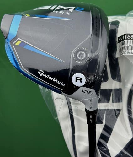TaylorMade SIM2 MAX Driver 10.5* Regular Flex Fujikura Ventus Blue 5R NEW #85112