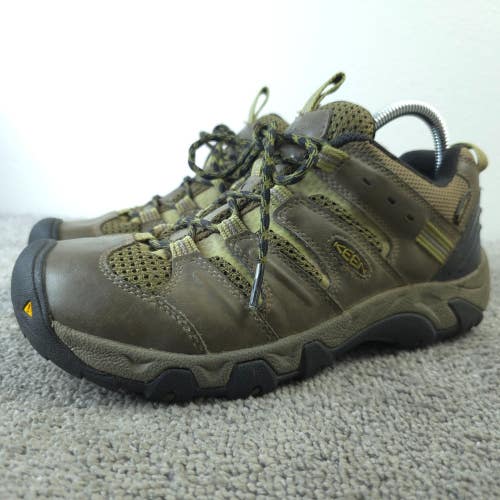 Keen Koven Low Mens Size 8 Hiking Shoes Brown Leather Boots Waterproof Camp