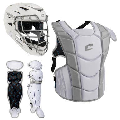 New Optimus Pro Fastpitch Catchers Set 12+ in White 11859-CHP752044058966