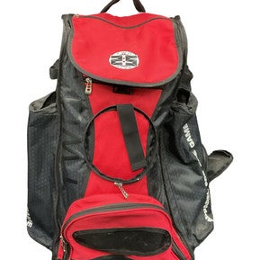 Used TWOFIVE WHEEL BAG BB/SB Player Wheeled Bag Red 11859-S000028269
