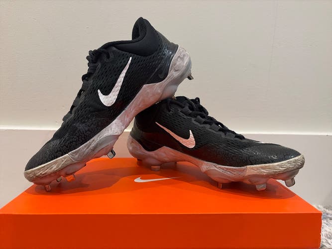 Men's Size M 9.5 (W 10.5) Nike Nike alpha huarache elite 4 Metal (Used)