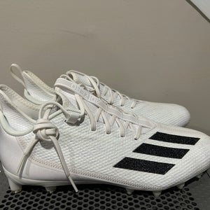 Men's Size M 12.0 (W 13.0) Adidas adizero Low Top Molded Cleats (New)