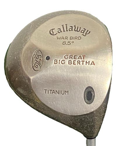 Callaway Great Big Bertha Ti War Bird Driver 8.5 S2H2 RH UL Stiff Graphite 44.5"