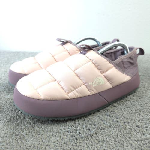 The North Face ThermoBall Mule II Slippers Girls Size 6 Shoes Pink Puffer