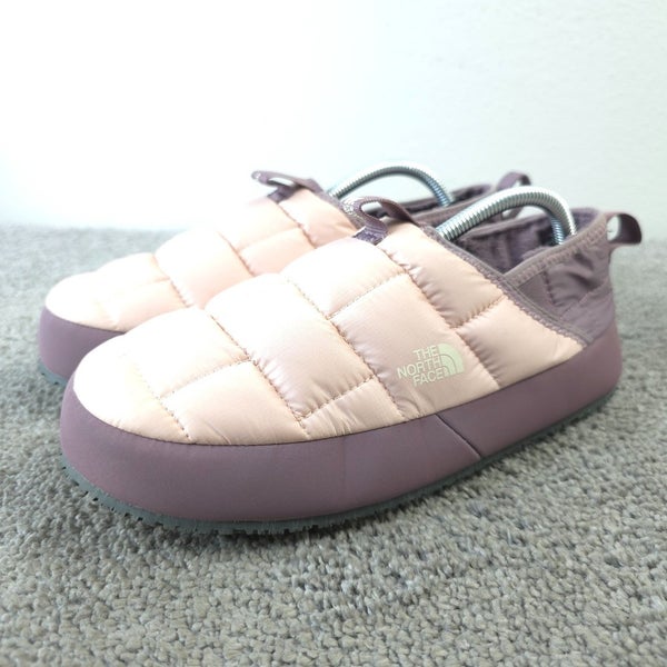 The North Face ThermoBall Mule II Slippers Girls Size 6 Shoes Pink Puffer