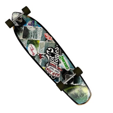 Used Kryptonics SUPER FAT CRUISER Longboard Black Long 11406-S000108950