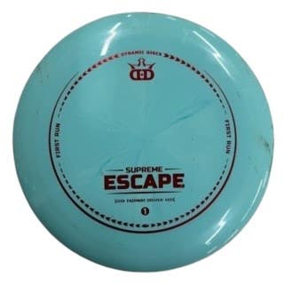 Used Dynamic Discs SUPREME ESCAPE Disc Golf Driver Turquoise 11406-S000108825