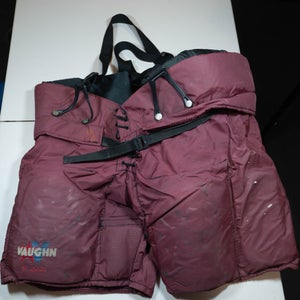 Vaughn (Used) XL Red Senior 1993 Hockey Goalie Pants