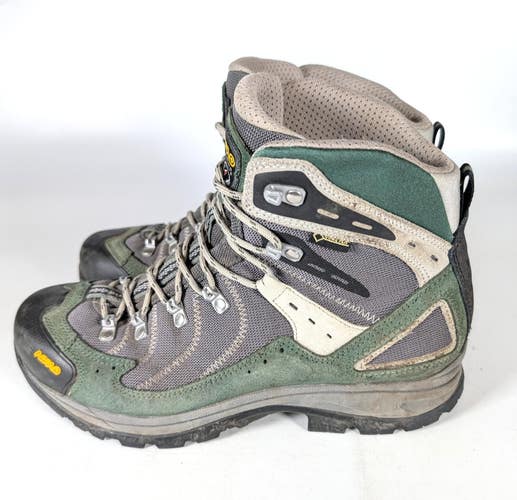 Asolo Fission GV Gore-Tex Hiking Boots Women's US 10 Suede Green Trekking