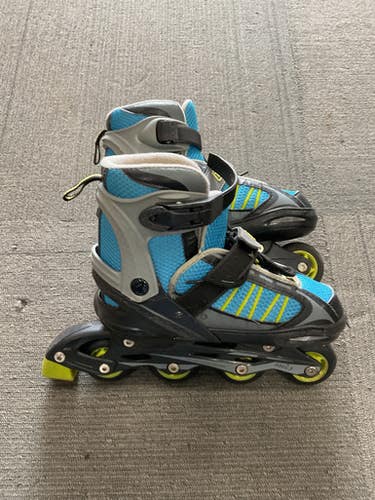 Used DBX ADJUSTABLE 1-4 Junior Rec Fitness Skates Royal Blue Adjustable 11614-S000230318