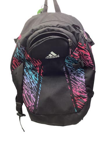 Used Adidas Soccer Player Duffel Bag Black 11347-S000263356